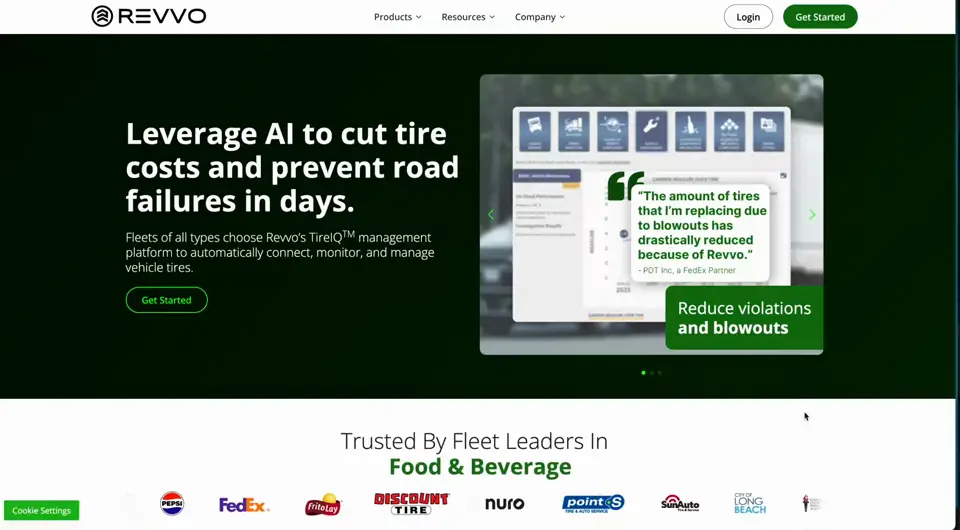 Revvo Technologies website preview